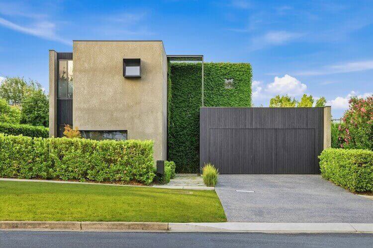 Bright daytime real estate photography showcasing modern home design in Canberra